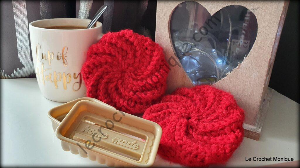 Háčkovaná hubka na riad