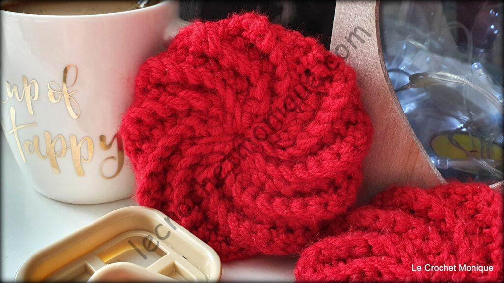 Háčkovaná hubka na riad