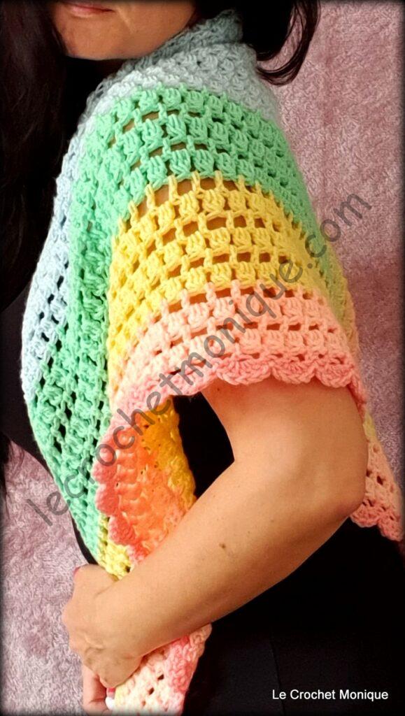 Háčkovaná šatka - Harmony