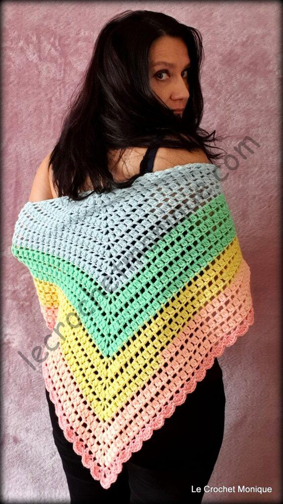 Háčkovaná šatka - Harmony