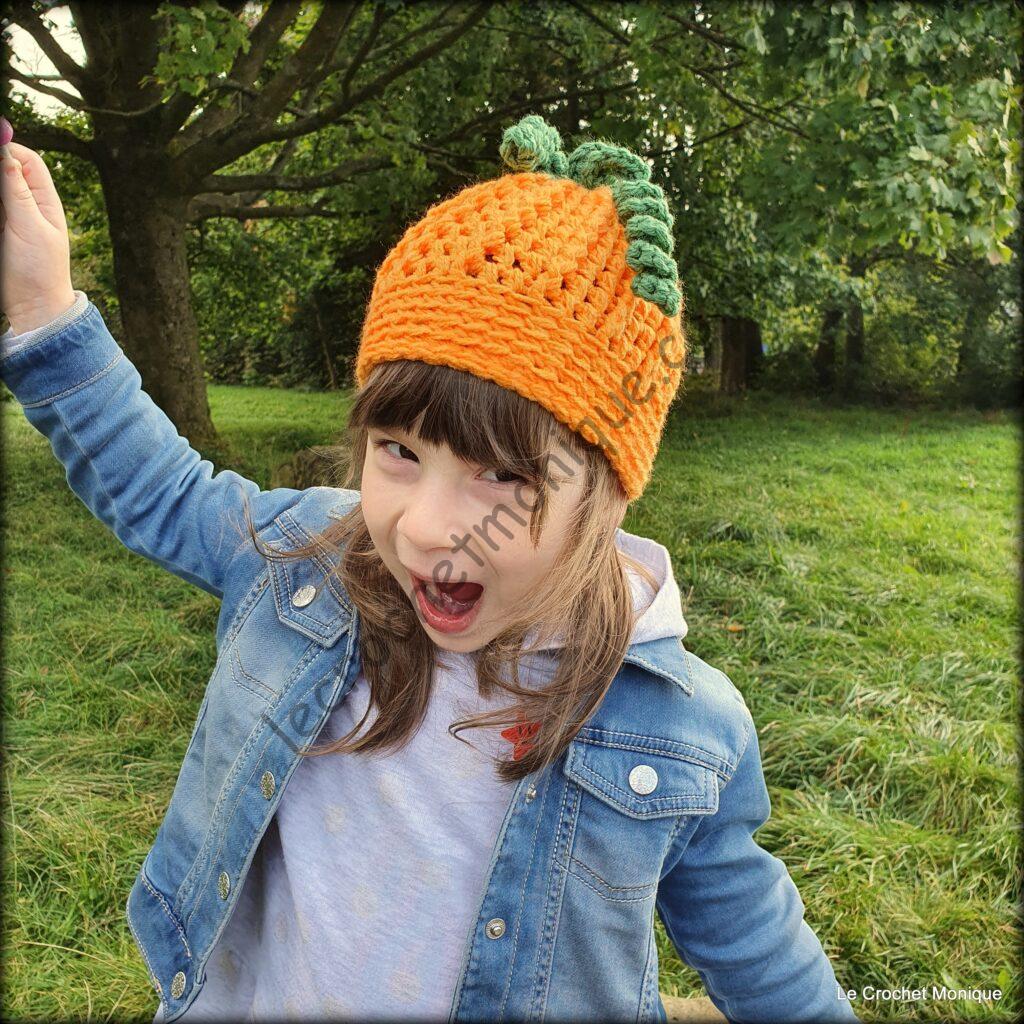 Háčkovaná čiapka - Pumpkin