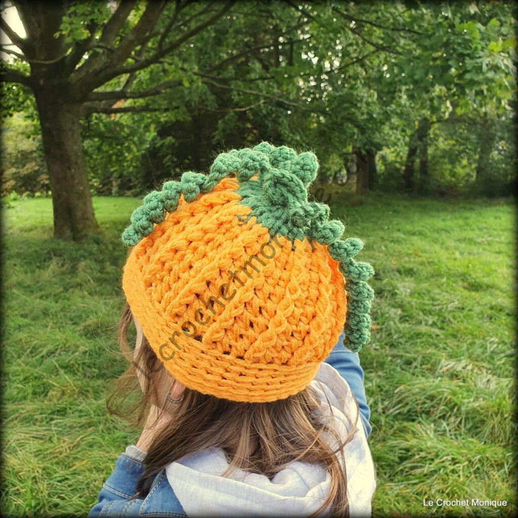 Háčkovaná čiapka - Pumpkin