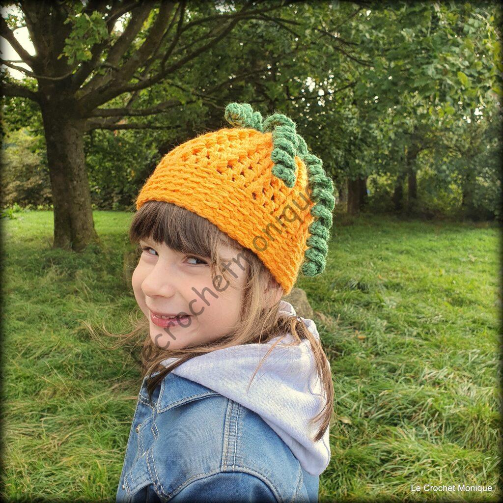 Háčkovaná čiapka - Pumpkin