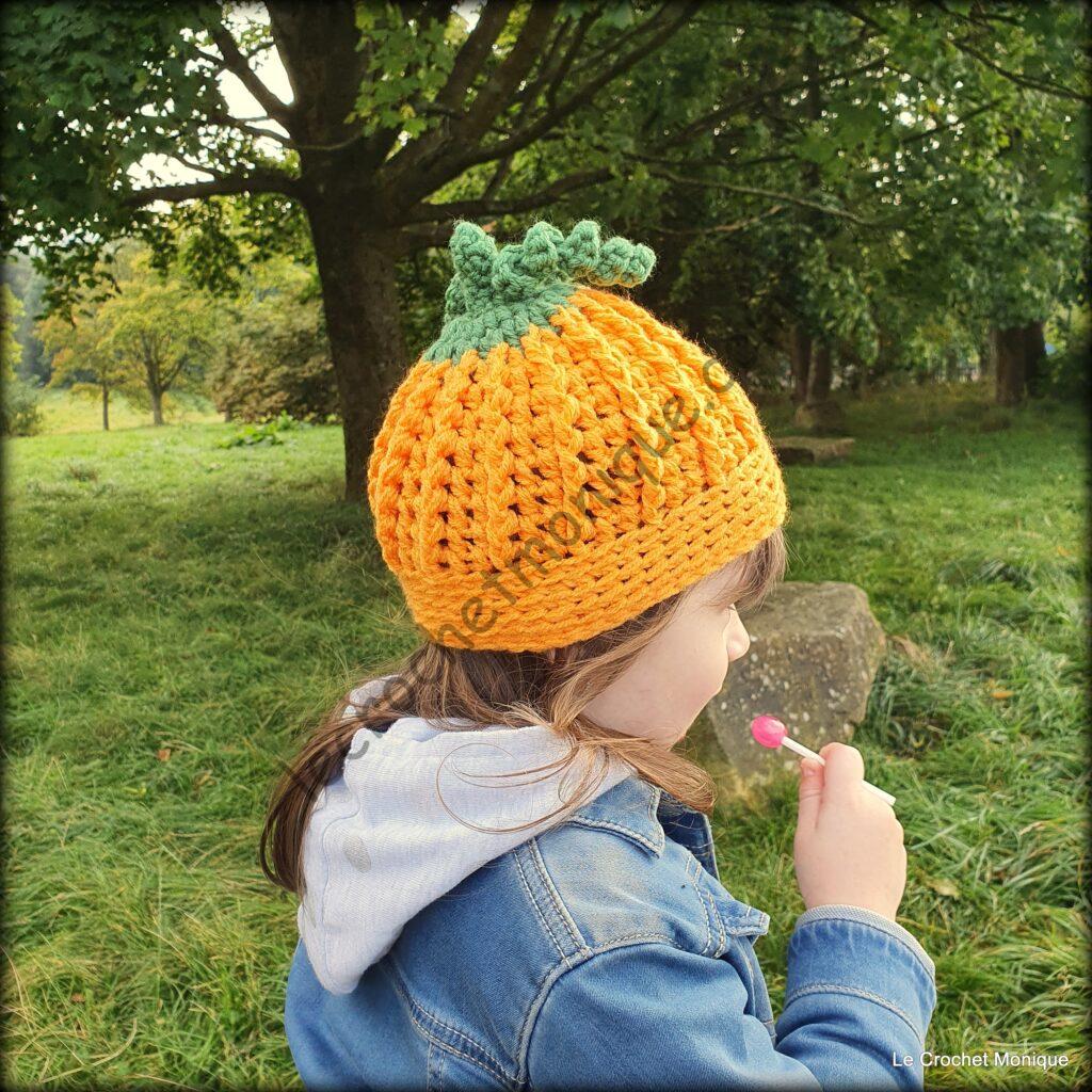 Háčkovaná čiapka - Pumpkin