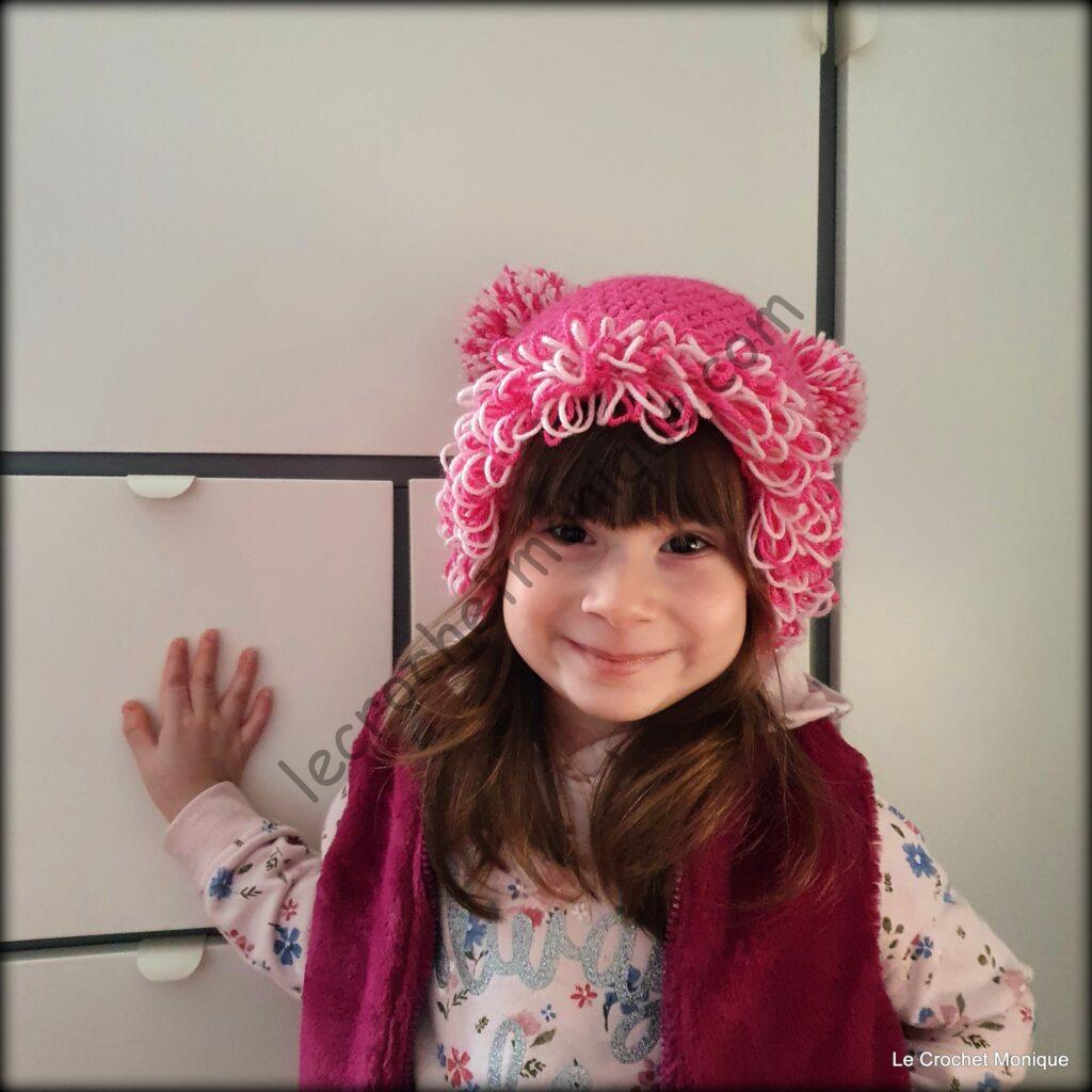 Háčkovaná čiapka Lilly