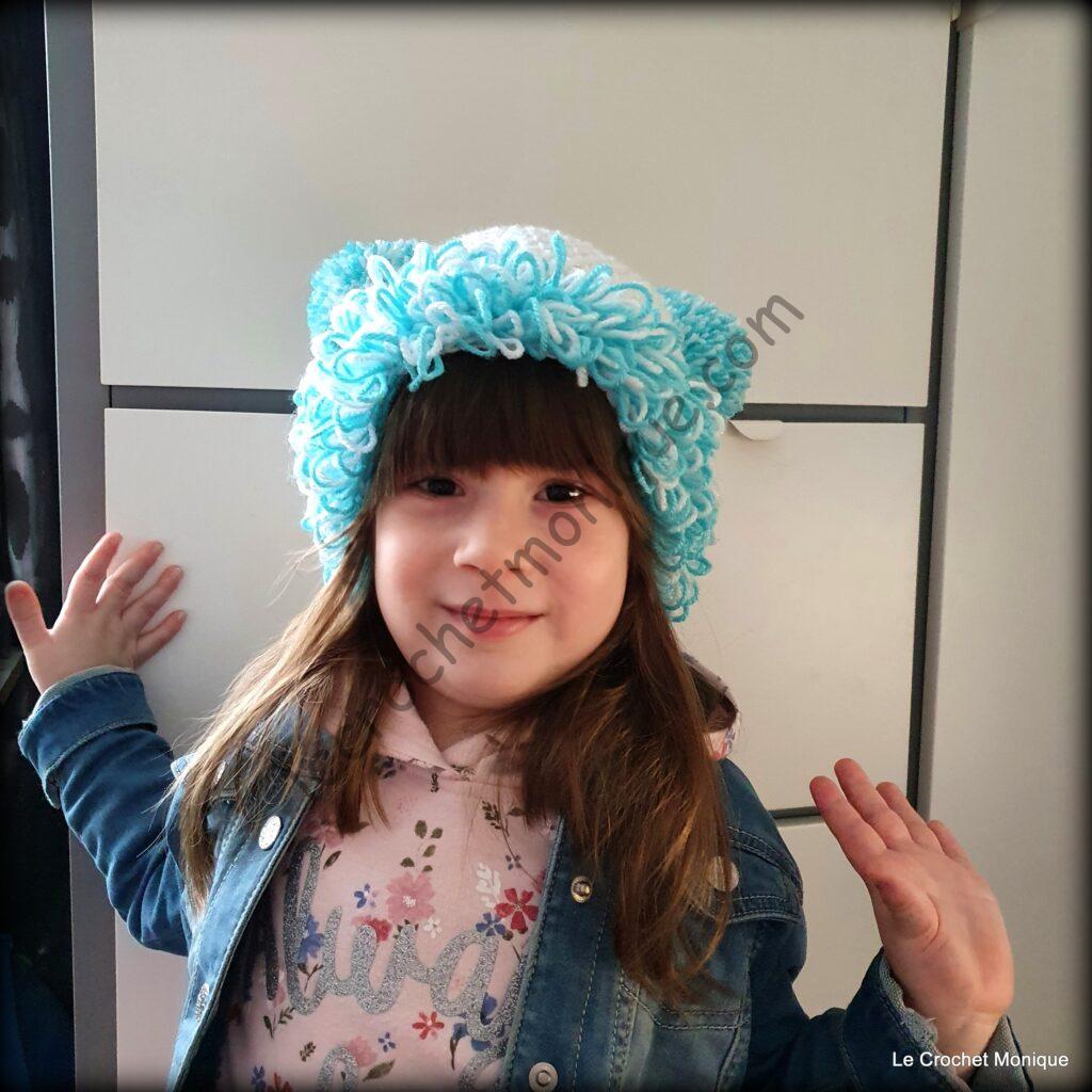 Háčkovaná čiapka Lilly