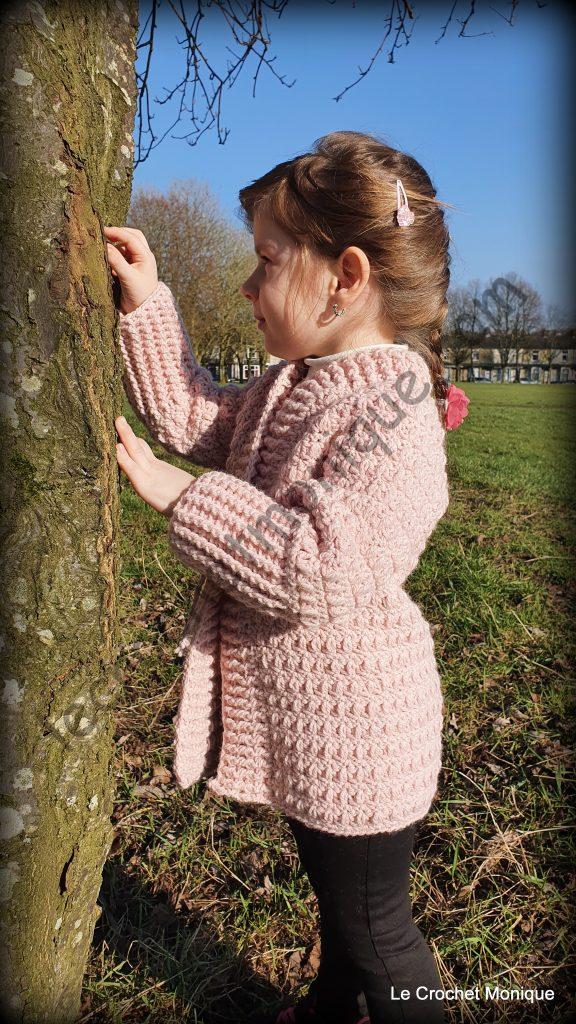 Háčkovaný kardigán - GlamorouZ