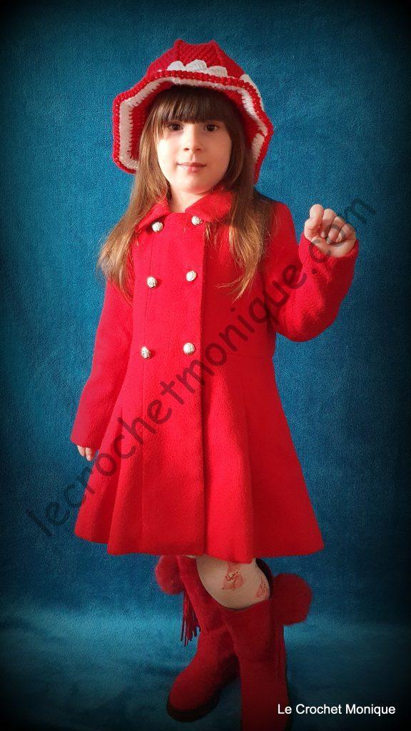 Háčkovaný klobúk - Beth