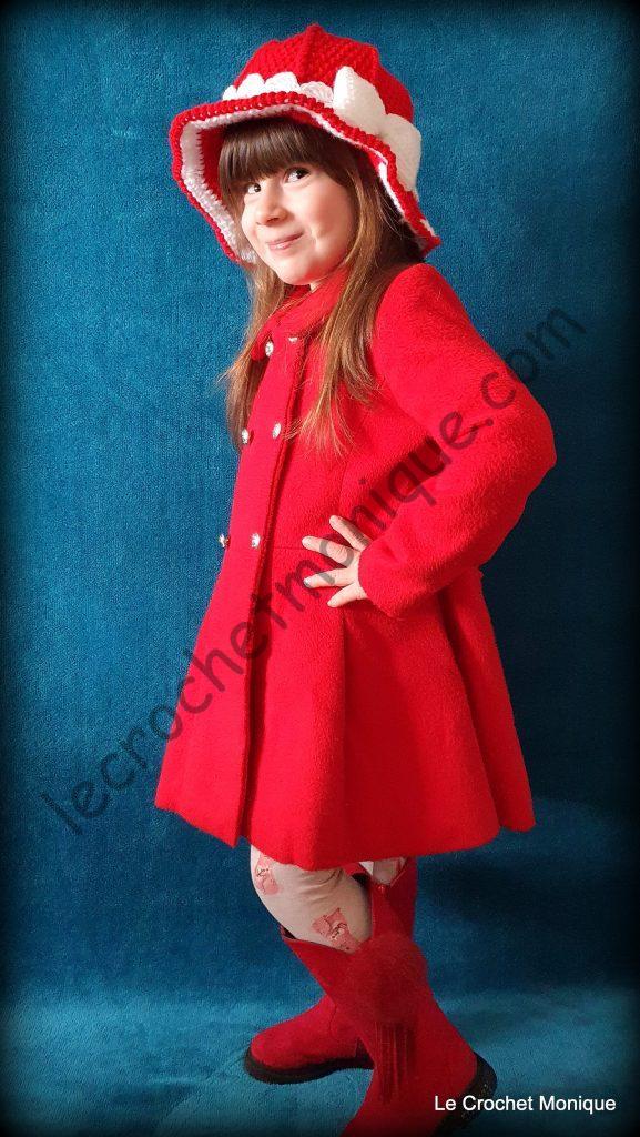 Háčkovaný klobúk - Beth