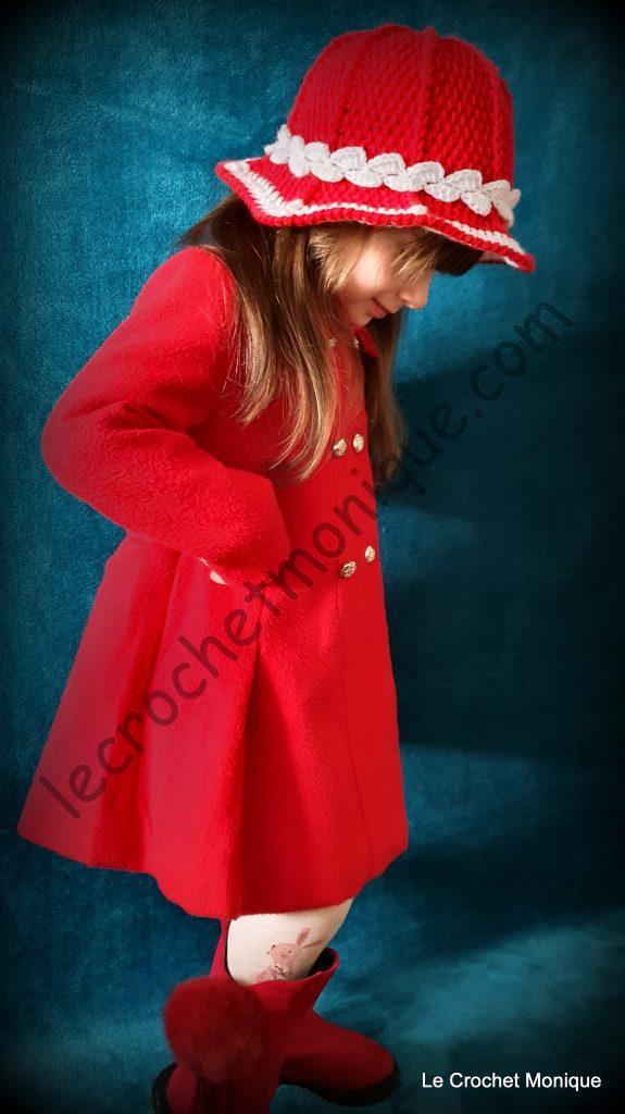 Háčkovaný klobúk - Beth