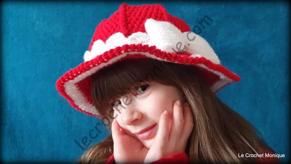 Háčkovaný klobúk - Beth