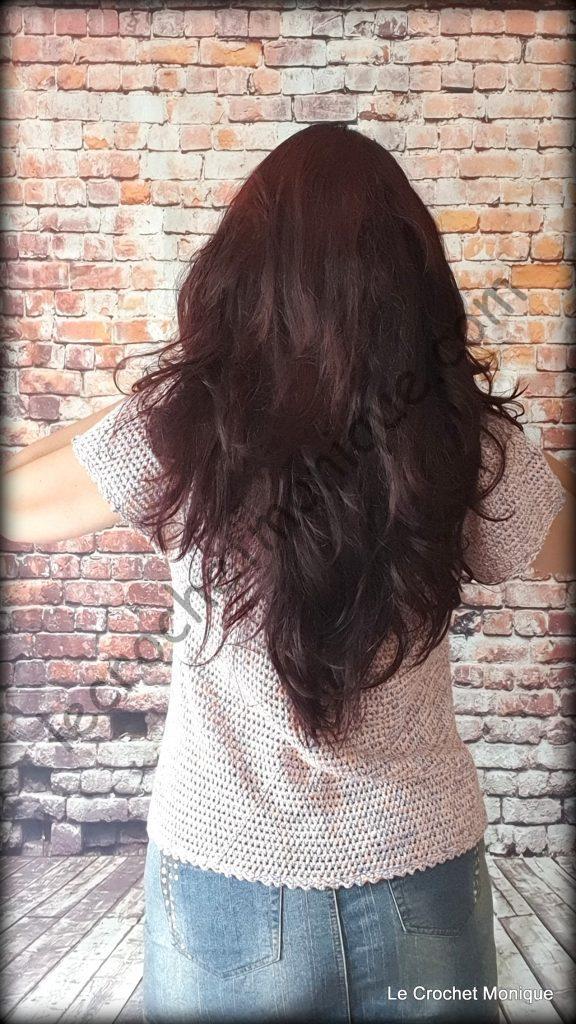 Háčkované tričko - Amara