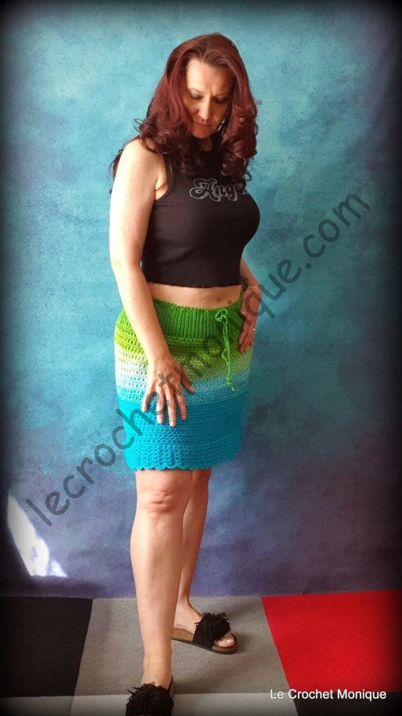 Háčkovaná sukňa Lola