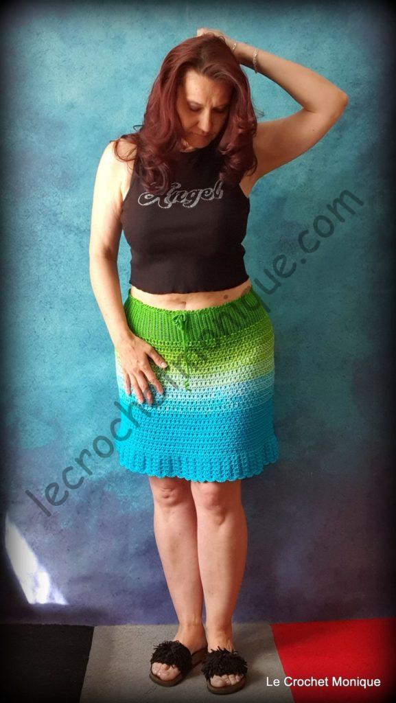 Háčkovaná sukňa Lola