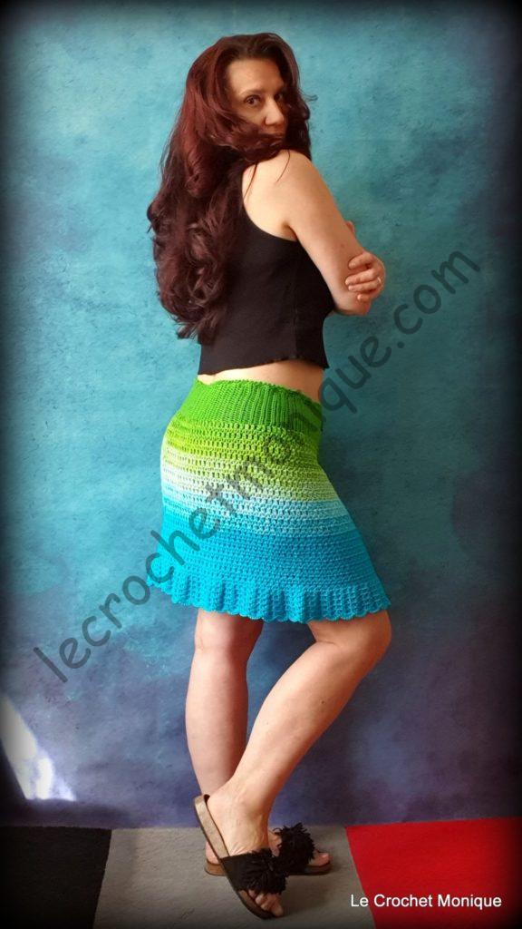 Háčkovaná sukňa Lola