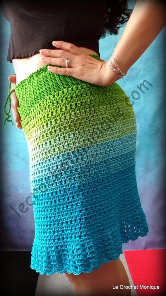 Háčkovaná sukňa Lola