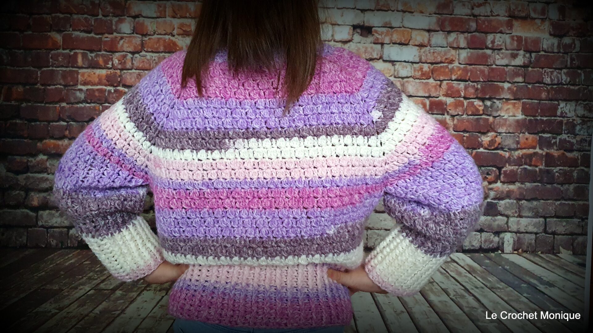 Háčkovaný pulóver Eliza