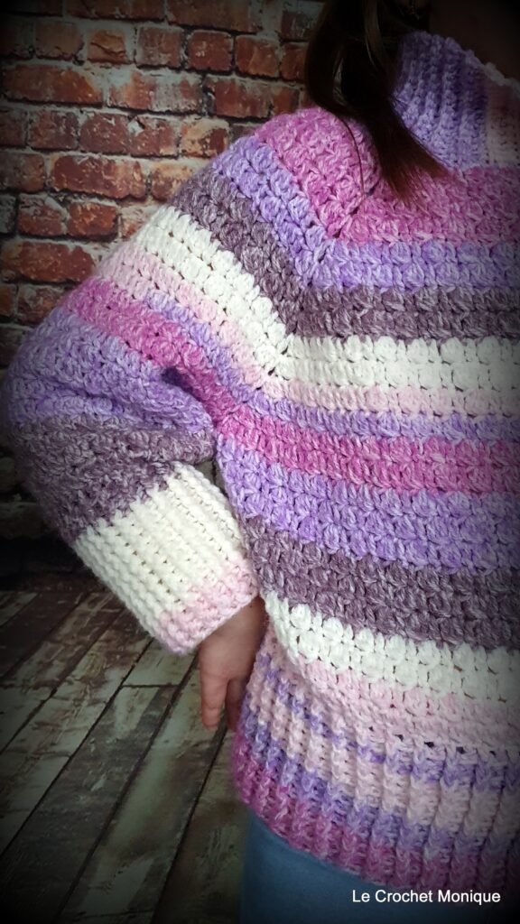 Háčkovaný pulóver Eliza