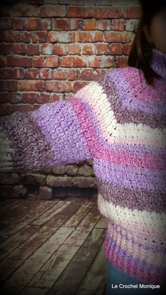 Háčkovaný pulóver Eliza