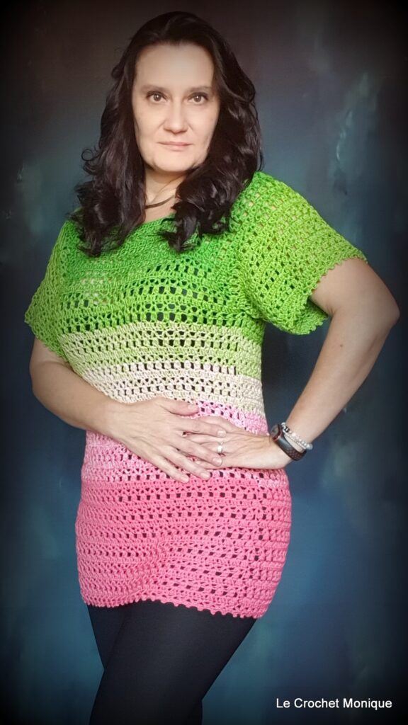 Háčkovaná tunika Rosalie