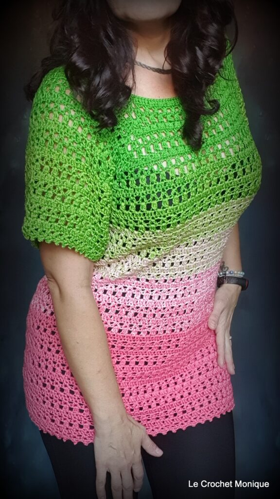 Háčkovaná tunika Rosalie