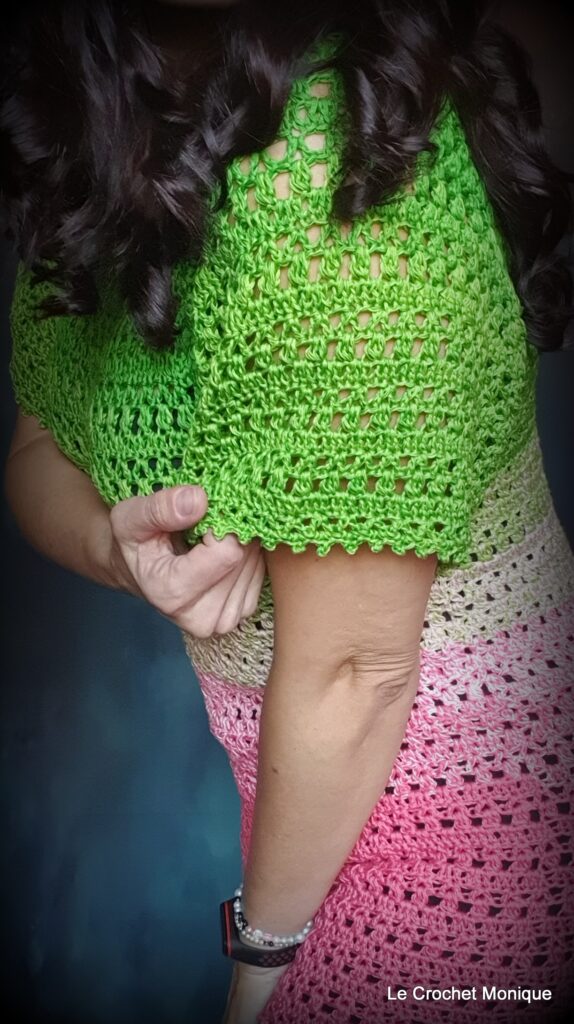 Háčkovaná tunika Rosalie