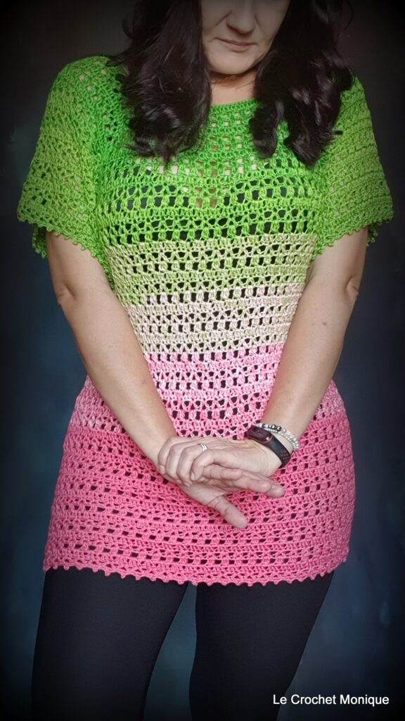 Háčkovaná tunika Rosalie