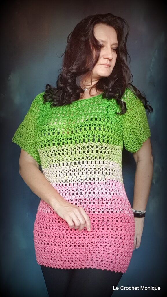 Háčkovaná tunika Rosalie